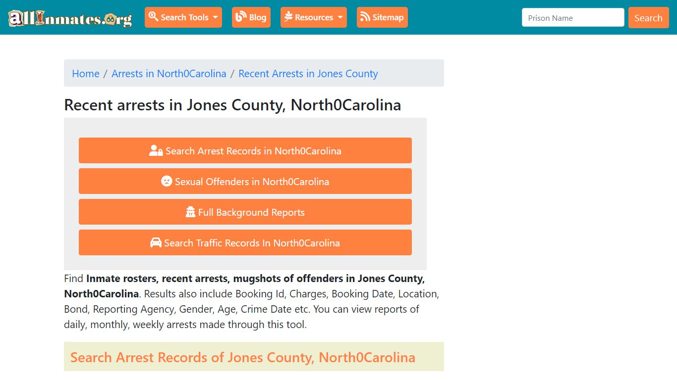 Recent arrests in Jones County, North Carolina | Mugshots, Rosters ...